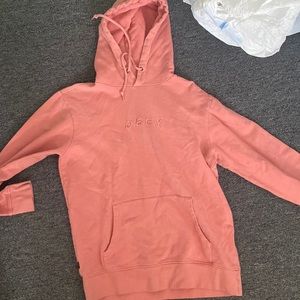 PINK OBEY SWEATSHIRT